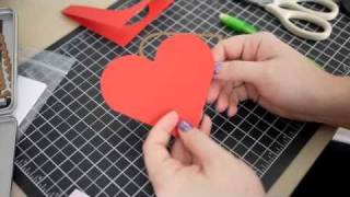 Quick Tip - Making a Heart Shaped Card Base