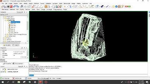 Blasting design surpac