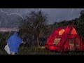 CAMPING IN THUNDERSTORMS