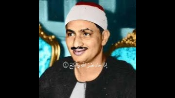 سورة النصر/القارئ محمد صديق المنشاوي