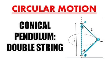 Conical Pendulum - Double string I JEE MAIN I ADVANCE I NEET I OLYMPIAD