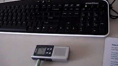 Audio transfer from a recorder to a computer