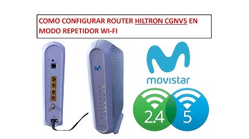 COMO CONFIGURAR ROUTER HITRON CGNV5 DE MOVISTAR COMO REPETIDOR WIFI