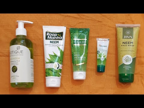 Top 5 neem face wash in india, anti acne face wash for pimples skin, face wash for acne prone skin