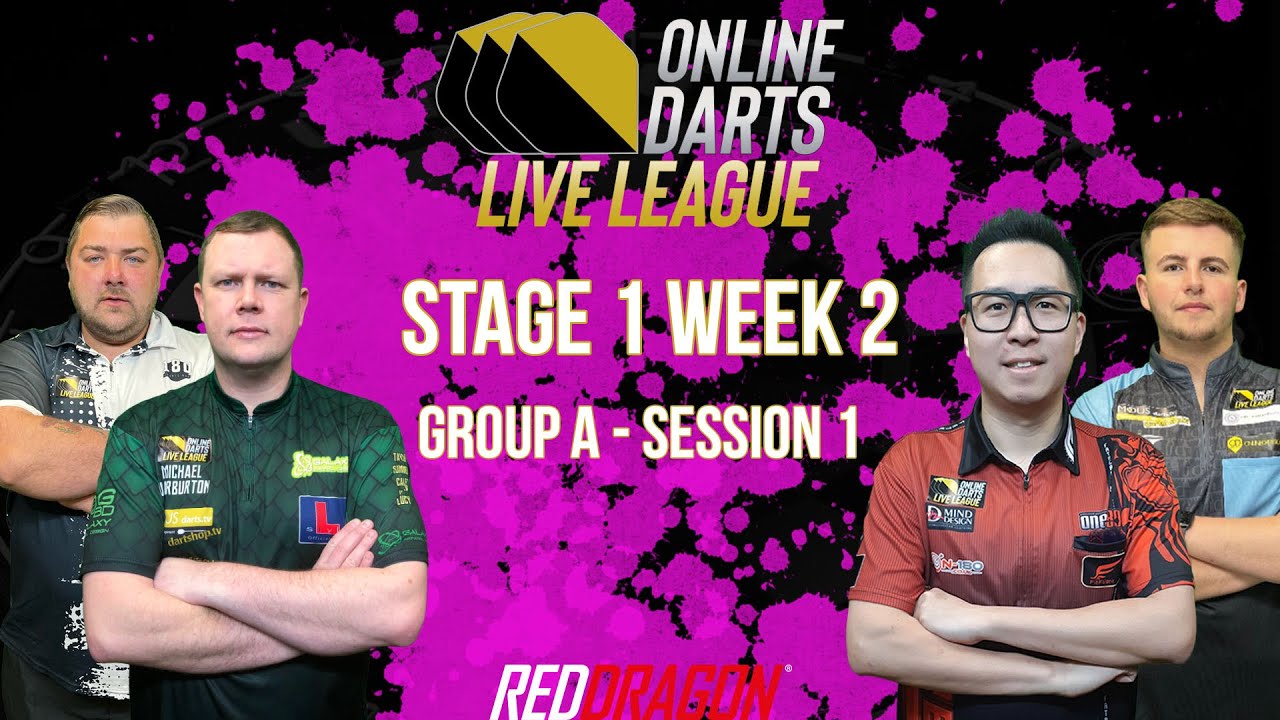 ONLINE DARTS LIVE LEAGUE Stage 1 Week 2 GROUP A - Session 1