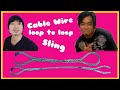 Making Cable Wire Eye Splice International or Traditional Style