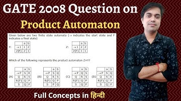 GATE 2008 Question Based on Product Automaton
