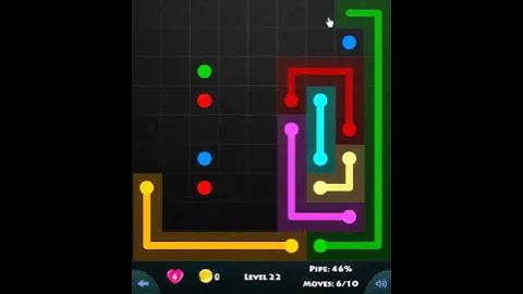 9 × 9 MANIA LEVEL 22 - FLOW GAME ON FACEBOOK Connect the dots