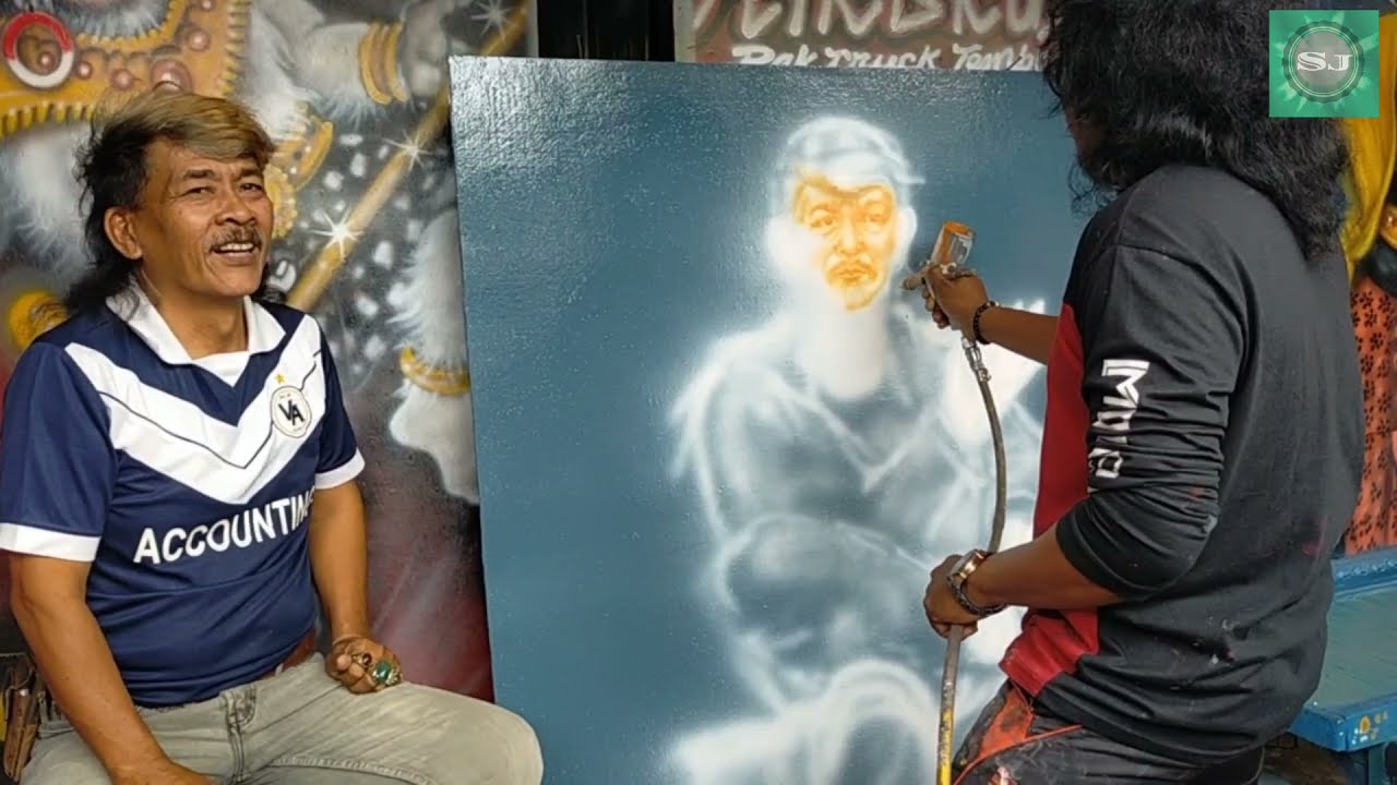 Melukis Wajah TEMAN, Aki-Aki Keren (Batu Akik)👍🤣