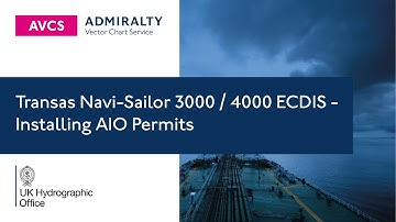 Transas Navi-Sailor 3000 / 4000 ECDIS - Installing AIO Permits