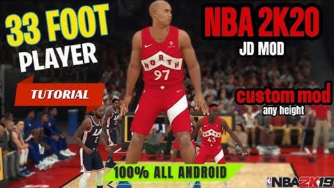 Nba 2k20 Change Height Custom height using jd mo tutorial 100%working #nba #nba2k20 #nba2kmobile