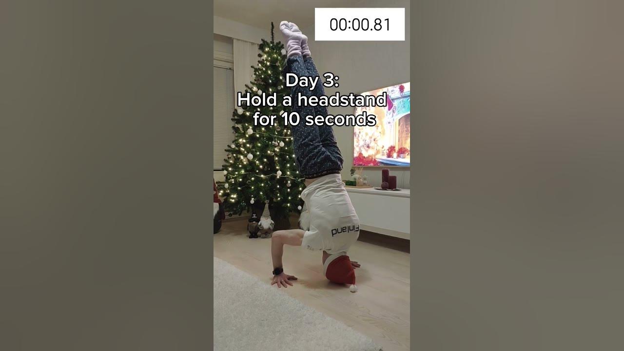 Day 3 of an advent calendar of gymnastics challenges 😁 gymnast 