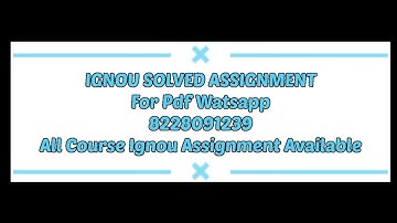 BSOC 105 SOLVED ASSIGNMENT IGNOU / PDF WATSAPP 8228091239