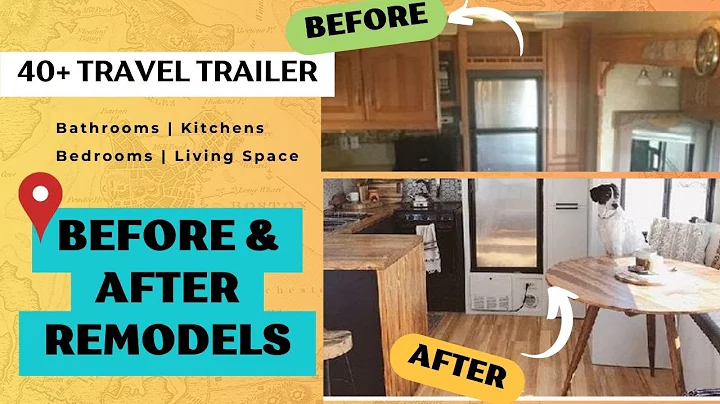 40 Jaw-Dropping Travel Trailer Makeovers: Before and After Transformation Ideas!" DIY Camper Renos