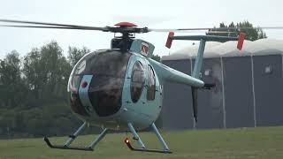 Hughes 500 N7Np Arriving At Wycombe Air Park - Booker Uk - Private Flyer Event 15 - 5 - 2026
