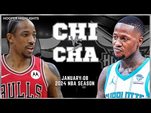 Chicago Bulls vs Charlotte Hornets Full Game Highlights | Jan 8 | 2024 NBA Season