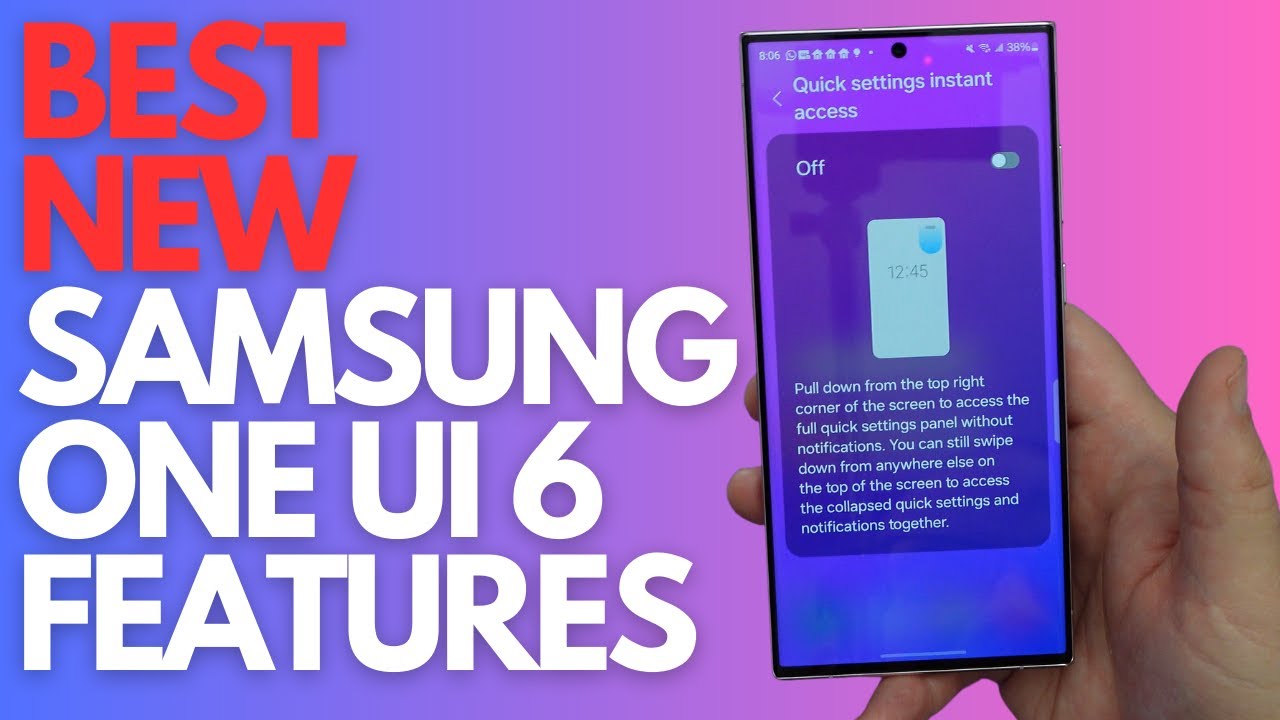Samsung One UI 6 Best New Features - YouTube