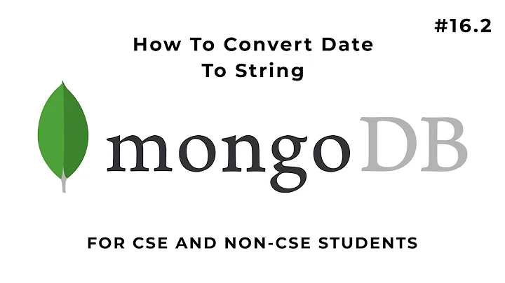 How to convert date to string MongoDB | Hindi