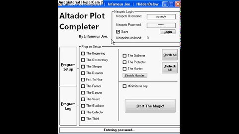 Altador Plot Completer