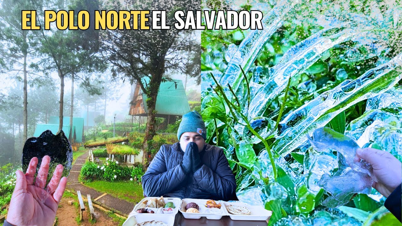 DESAYUNO EN EL PUNTO MAS ALTO DE EL SALVADOR , una helada histórica en el cerro el PITAL 