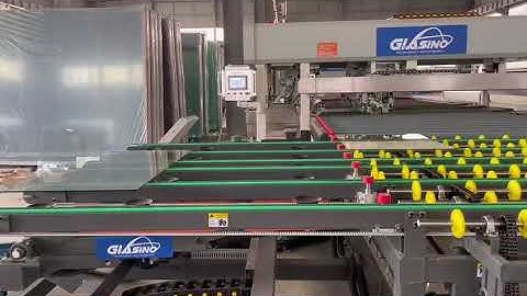 Horizontal CNC four-side glass edging line with auto loading/unloading table & glass washing machine