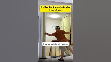 Invisible partition doors that can be installed in 10 minutes without drilling.#slidingdoors