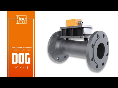 Oscillation Flow Meter for Dry or Wet, Damp, and Moist Gases