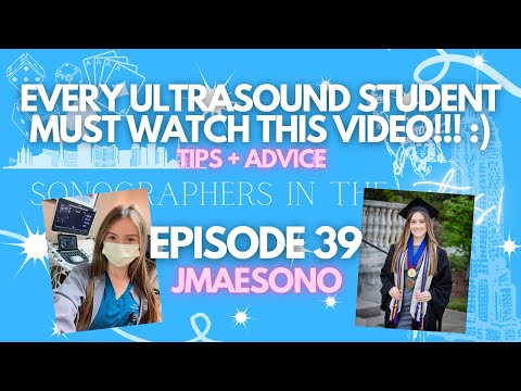 The BEST tips & advice you NEED to know from a new grad sonographer ft. jmaesono | SITC Episode 39