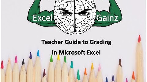 Teacher Guide to Grading in Microsoft Excel - VLookup - Office 365 - 1080p