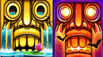 Temple Run 2 Reverse Gameplay -  SPOOKY SUMMIT VS ENCHANTED PALACE