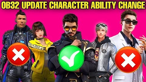 OB32 UPDATE CHARACTER ABILITY CHANGE | AFTER OB32 UPDATE CHARACTER ABILITY CHANGE | CHRONO ABILITY |
