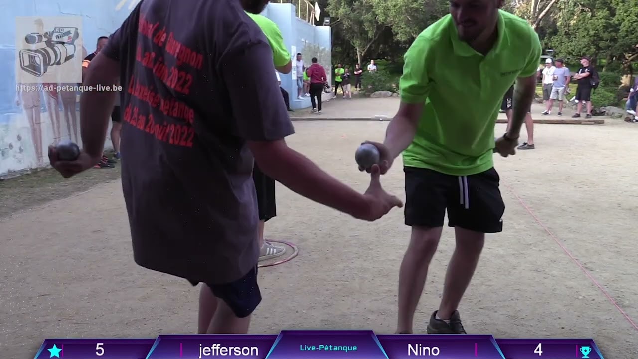 Miniature : Pétanque Carrousel à la Chiappa Petank Events- 4 champions offrent une partie de gala à Jefferson