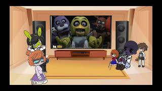 Aftons Family react to Пять Нохче с Фредди.mov ➤ (Rag_Days Series #1) FNAF PARODY ENG SUBS