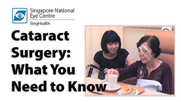 I had to get Cataract Surgery. Here