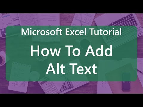 Add Alt Text To Chart In Excel