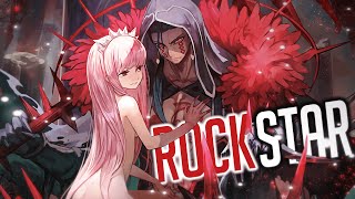 Vignette de la vidéo "Nightcore - Rockstar (Rock Version) (Lyrics)"