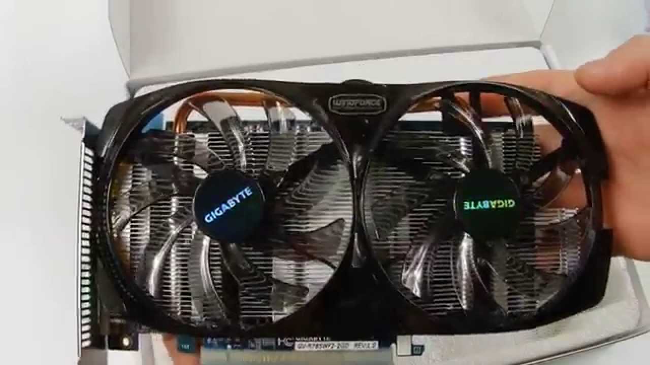 Видеокарта Gigabyte Radeon HD 7850 (GV-R785WF2-2GD) | unboxing