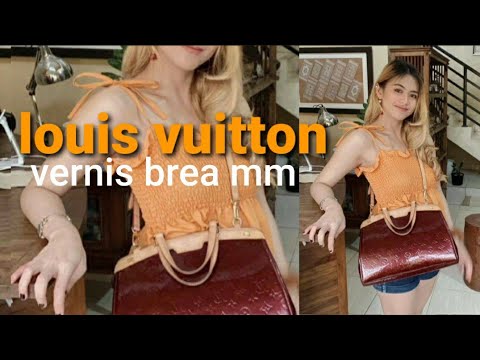 Louis Vuitton Perle Monogram Vernis Brea MM Bag