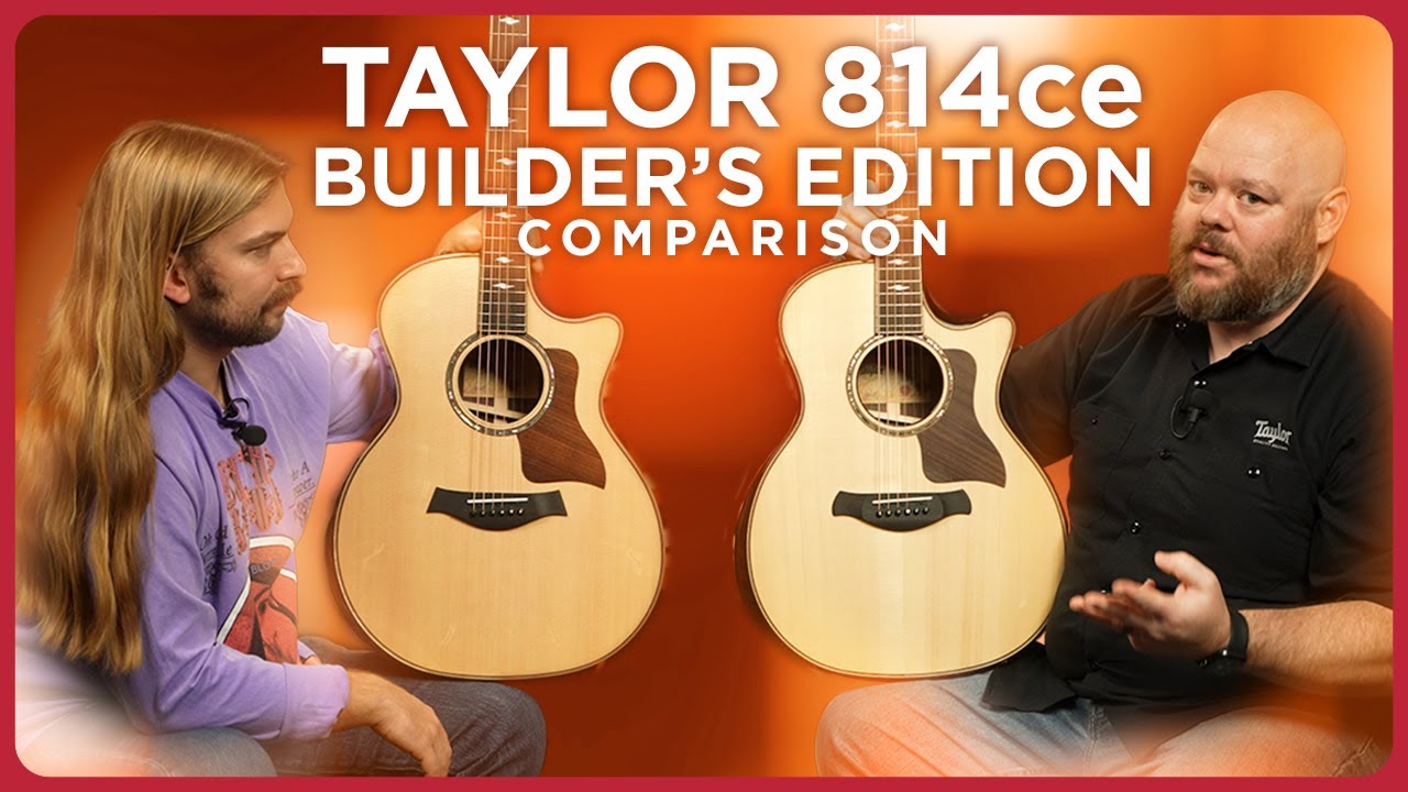 Watch Taylor 814ce Builder's Edition vs. Standard 814ce: Does Adirondack Beat Sitka? on YouTube Watch Taylor 814ce Builder's Edition vs. Standard 814ce: Does Adirondack Beat Sitka? on YouTube