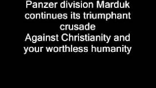 Marduk-Panzerdivision Marduk with lyrics