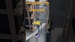 Surroundead Poly Construction a Third Person Shooter game is now free in Steam⛩️#gaming #gameshorts