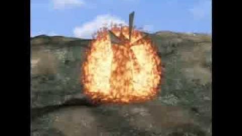 my first 3d max explosion animation