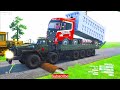 Truck VS Extreme Broken Road | Mudrunner