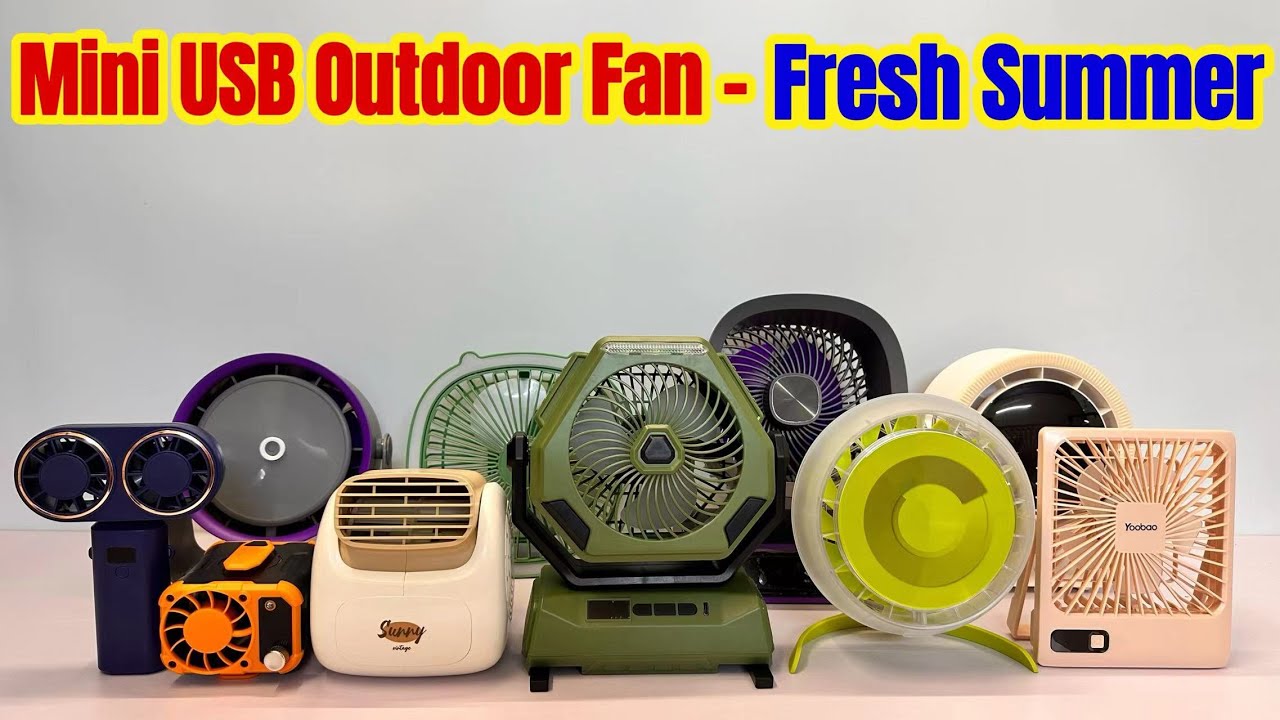 Mini USB Fan Humidifier - Air Conditioner Water Spray Fashion Fan ...
