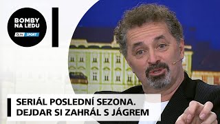 Dejdar v seriálu Poslední sezona, zahrál si tam i s Jágrem a Strakou