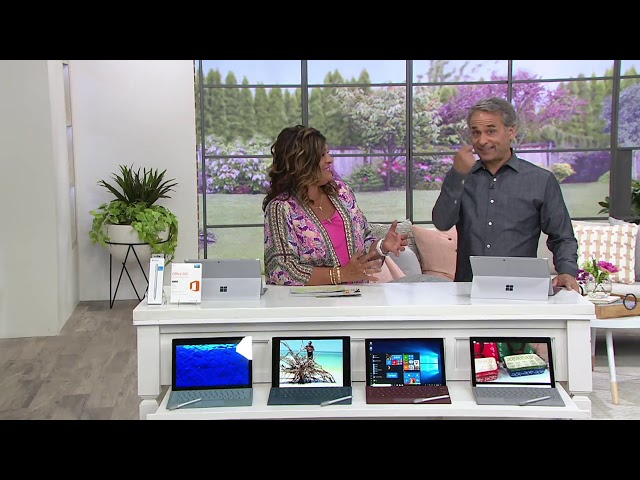Microsoft Surface Pro Core i5, 128GB w/ Office 365, Pen & Keyboard on QVC