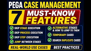 PEGA Case Management Features Explained| Skip Stage, Jump Stages, Temporary Cases & Duplicate Search