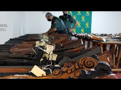 La Guardia Civil de Murcia celebra la subasta de armas de este año