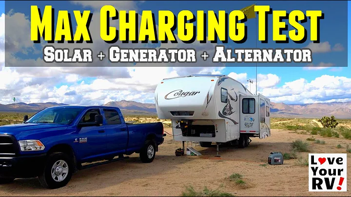 Max Off-Grid Charging Amps Test (Solar + Generator + Alternator)