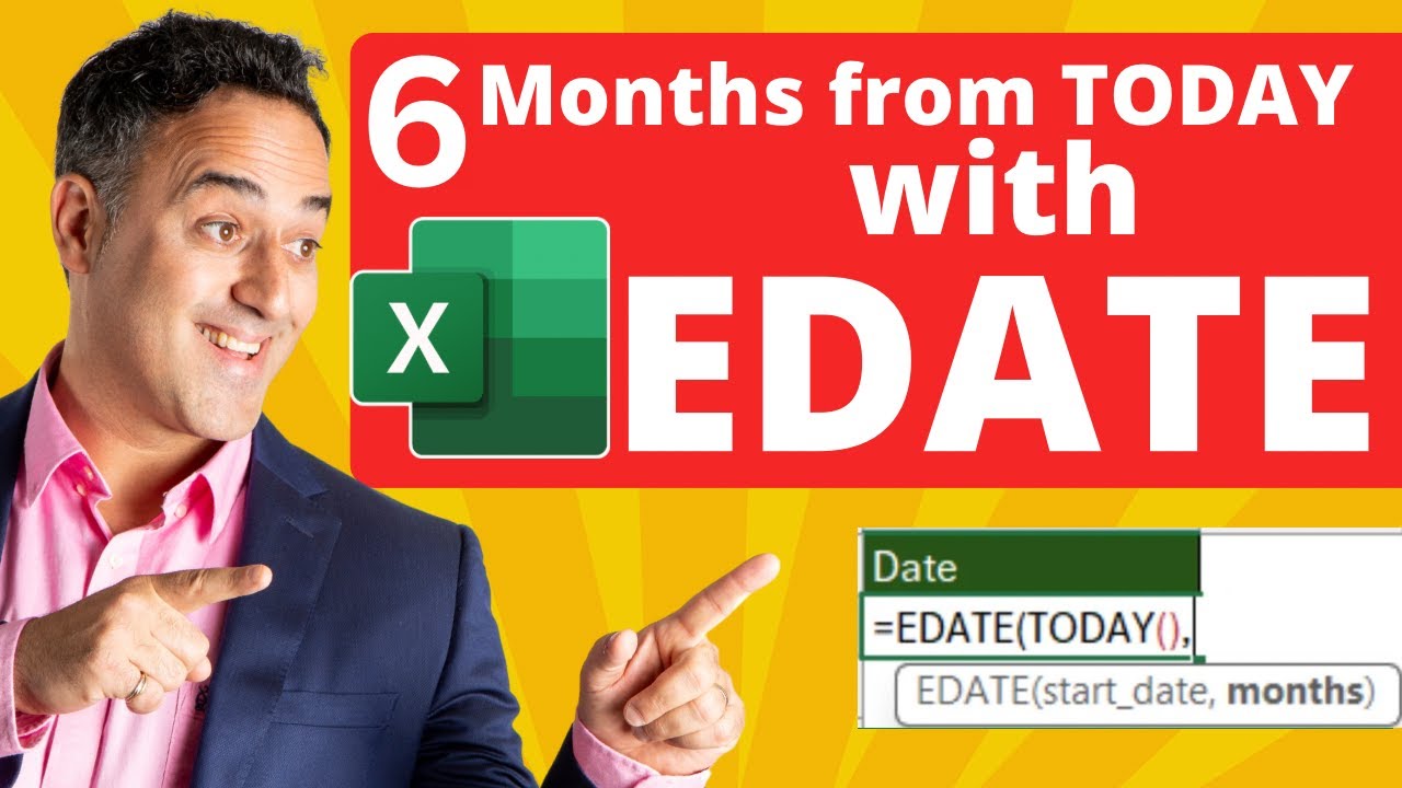 What is six months from today free microsoft excel date calculator